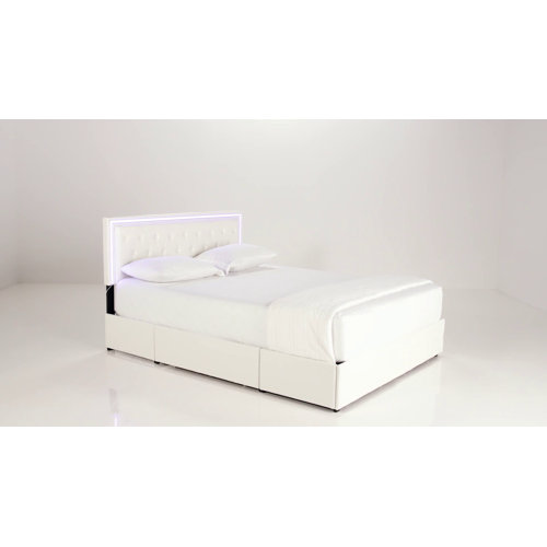 Wade Logan® Athanasius Storage Platform Bed Frame with PU 